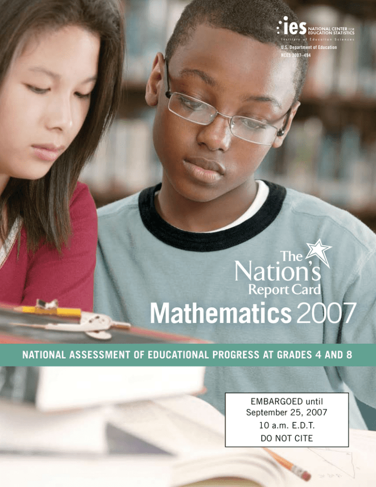 National Assessment of Educational Progress